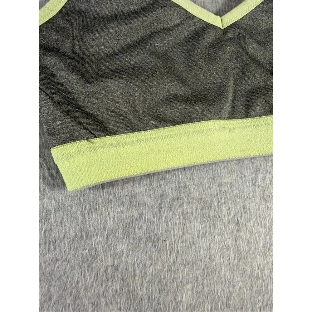 Nike Sports Bra XS, Grey And Lime Green
